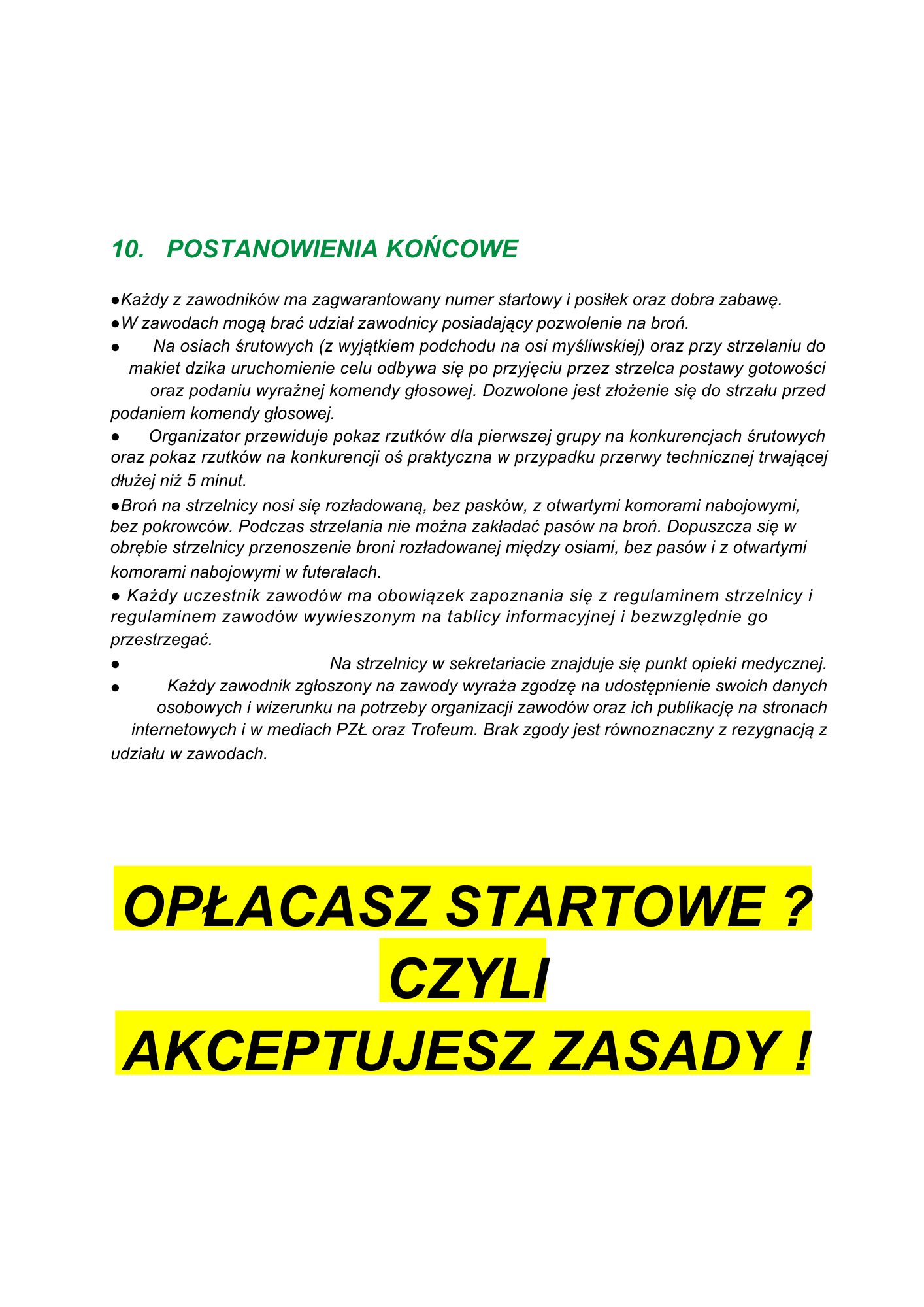 Regulamin, strona 5
